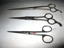 Barber Scissors Lot Solingen - Supreme - unbranded 5" 6" 7.5" 3 items