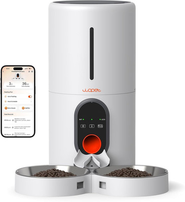 Smart Automatic Cat Feeder, 6L WiFi Pet Dispenser for 2 Cats/Dogs, Remote Contro