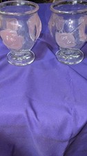 Vintage Telaflora Crystal Art Glass Vases