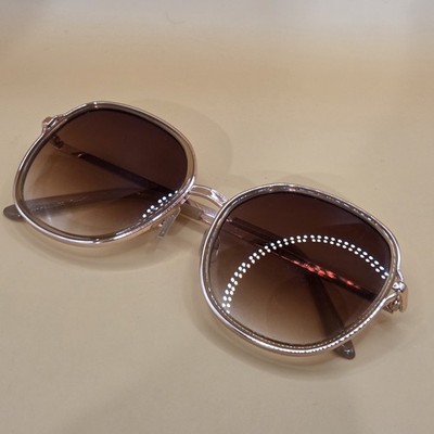 TAHARI TH 783 Brown Gold Brown Authentic Women Sunglasses Gift idea Weekender 