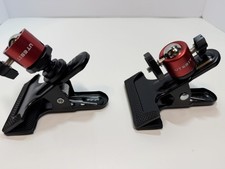 2 PACK-Heavy Duty Metal Clamp Clip 1/4" Photo Studio Camera Light Stand