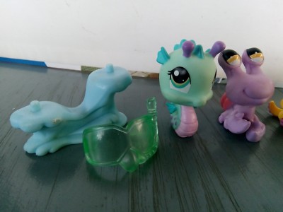 Lot De 5 Figurines Littlest Pet Shop - Hippocampes - Occasion - Voir état Sur Photos - Marque Hasbro