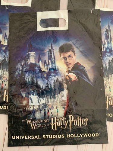 Universal Studios Hollywood Wizarding of World Harry Potter Shopping Bags 3x - Picture 2 of 5