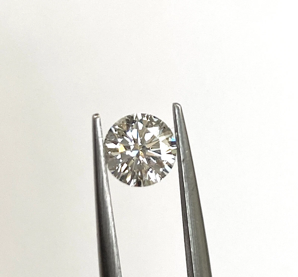 GIA 1.01ct Round Brilliant Diamond J color S12 clarity 6.19 x 6.25