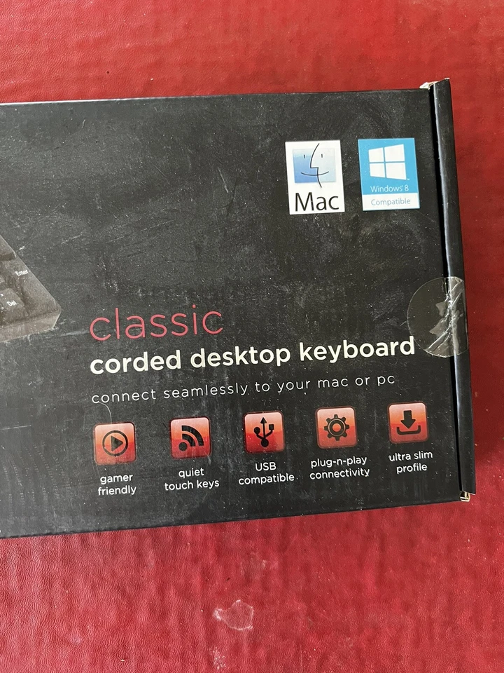 IHome Computer Classic Keyboard New Corded Ih-k301 - Image 2 of 4
