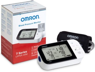 Omron 7 Series Wireless Upper Arm Blood Pressure Monitor, with AC Adapter