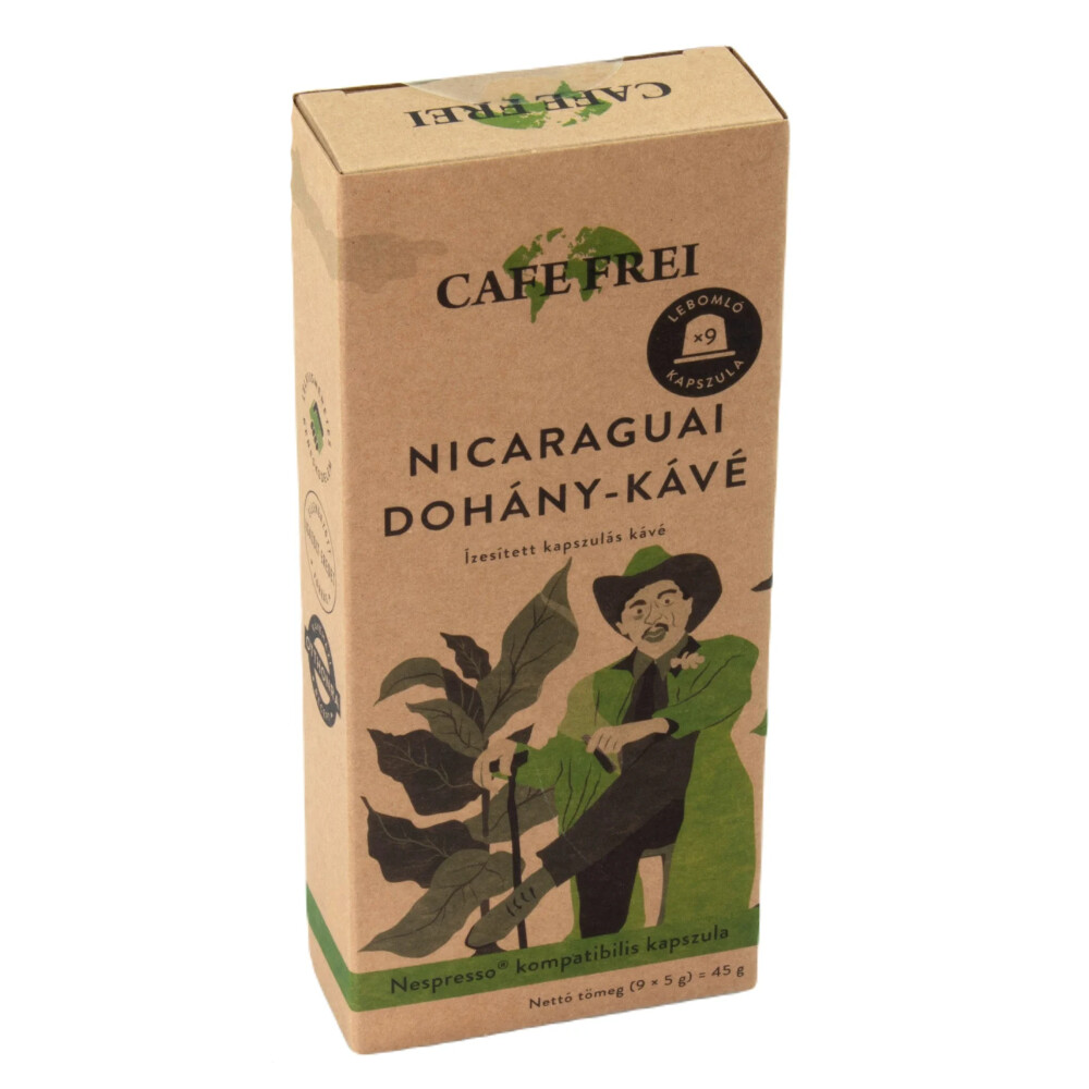 Café Frei Nicaraguan Apple Tobacco Coffee Capsules Roasted Arabica Beans  10x45g
