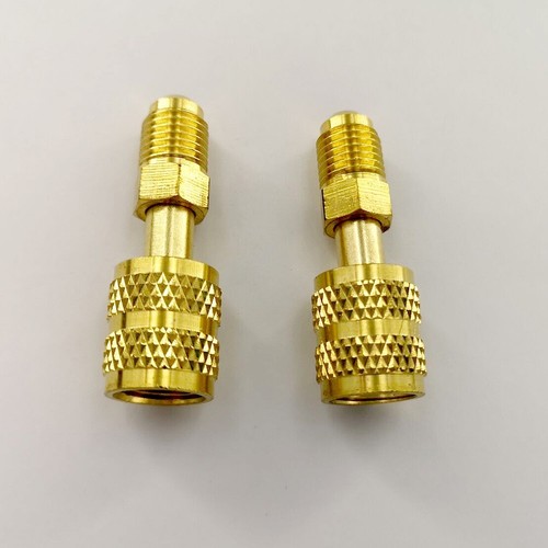 2x R32 R410a Kältemittel Klima Befüllung Adapter F 5/16 M1/4 SAE Klimaanlagen - Bild 5 von 24