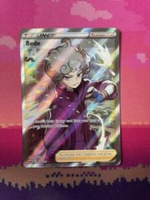 Pokemon Card Bede 199/202 Sword & Shield Ultra Rare Full Art NM