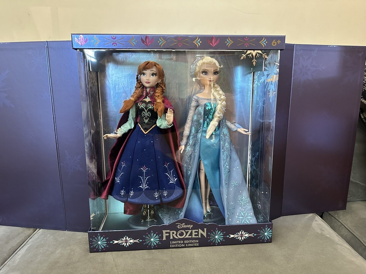 ♡*♡出品です！　Elsa&Anna様 Disney Frozen 10th Anniversary Anna And Elsa 17” Doll Set LE 3000