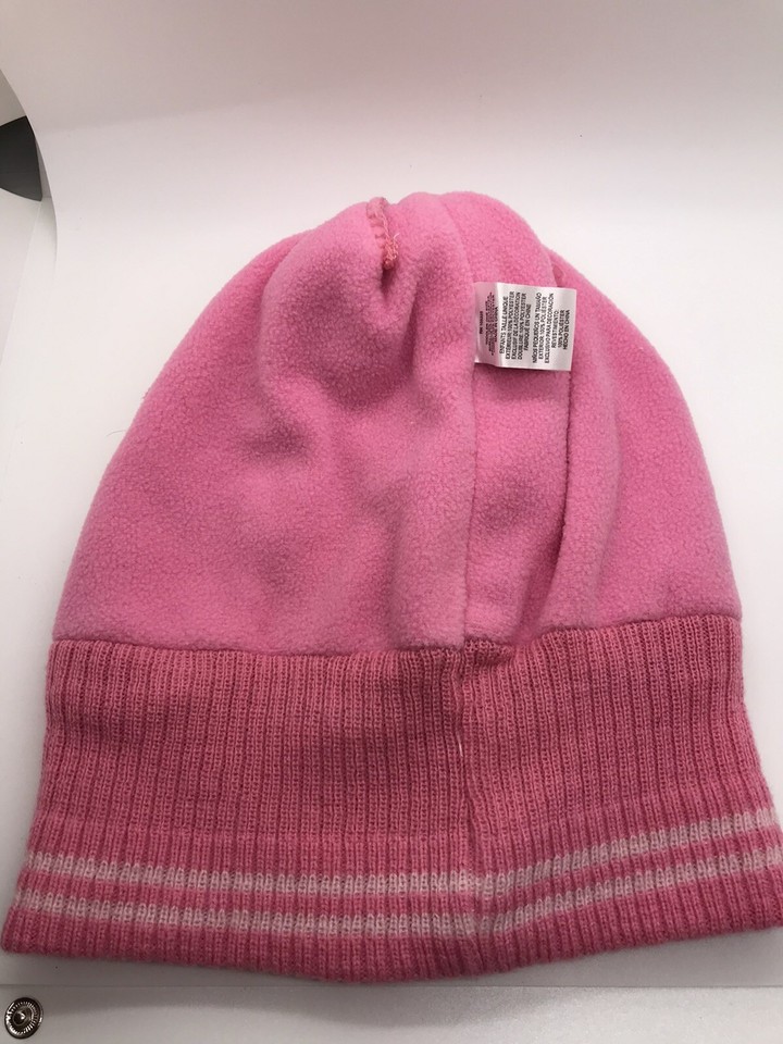 John Deere Horse Beanie Hat Pink Toddler Kids Pony Winter Pom Pom Girls
