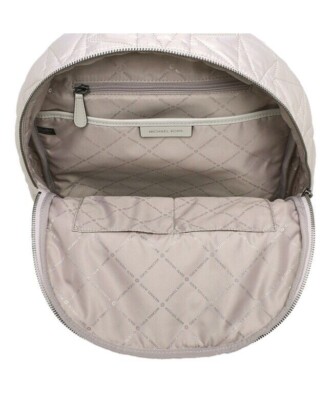 Michael Kors Winnie Large Nylon Backpack 35T0UW4B7C Aluminum 