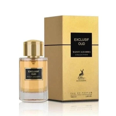MAISON ALHAMBRA EXCLUSIVE OLD 100ML EAU DE PARFUM SPRAY BRAND NEW & SEALED - Photo 1/4
