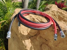 Set of 10' Fluid & Air Paint Spray Hose Assemblies, Conventional & HVLP