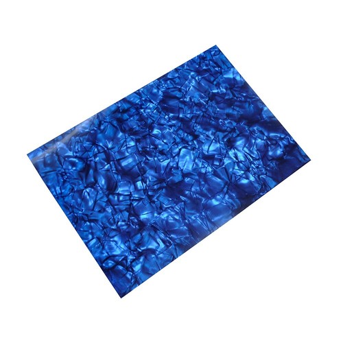 3pcs Guitar Pick Pickguard Customize Celluloid Sheet Diamond Blue 0.5mm A4 Size - Picture 3 of 4