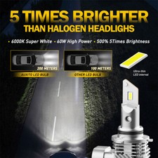AUXITO 9005 LED Headlight Bulb Conversion Kit High Beam Super White Bright XH