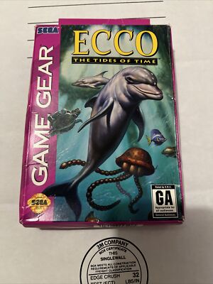 Ecco The Tides Of Time Game Gear With Box And Manual 10086025415| eBay