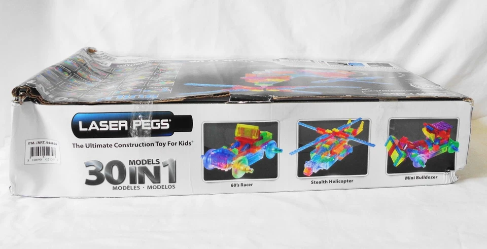 Clavijas láser Big Rig 281 piezas construcción 30 en 1 modelos ilumina edades 5+ Foto 3 de 4