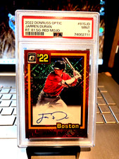 2022 Donruss Optic #89/99 Jarren Duran Rt,'81 Sg-Red Mojo #81SJD Mint 9