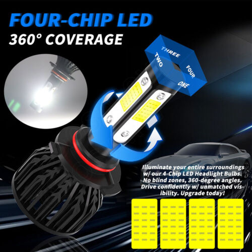 6Pcs 9005&H11&H16 LED Headlight Kit Bulbs For Chevrolet Silverado 1500 2007-2015 - Picture 7 of 15