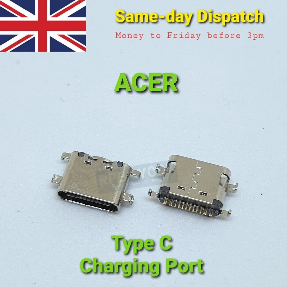 Acer Tab 10" ACTAB1022 Type-C Charging Port DC Jack Connector socket USB UK