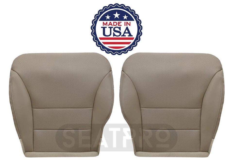 Front Bottom Replacement Seat Cover Tan Perforated Fits 2005-2007 Honda CRV SE - Bild 1 von 4