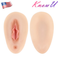 KnowU Hiding Gaff Pad Silicone Realistic Female Physiology Structure Vaginal