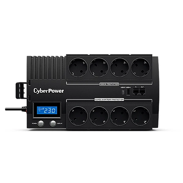 CyberPower BR1200ELCD BRIC LCD 1200VA / 720W Simulated Sine Wave UPS