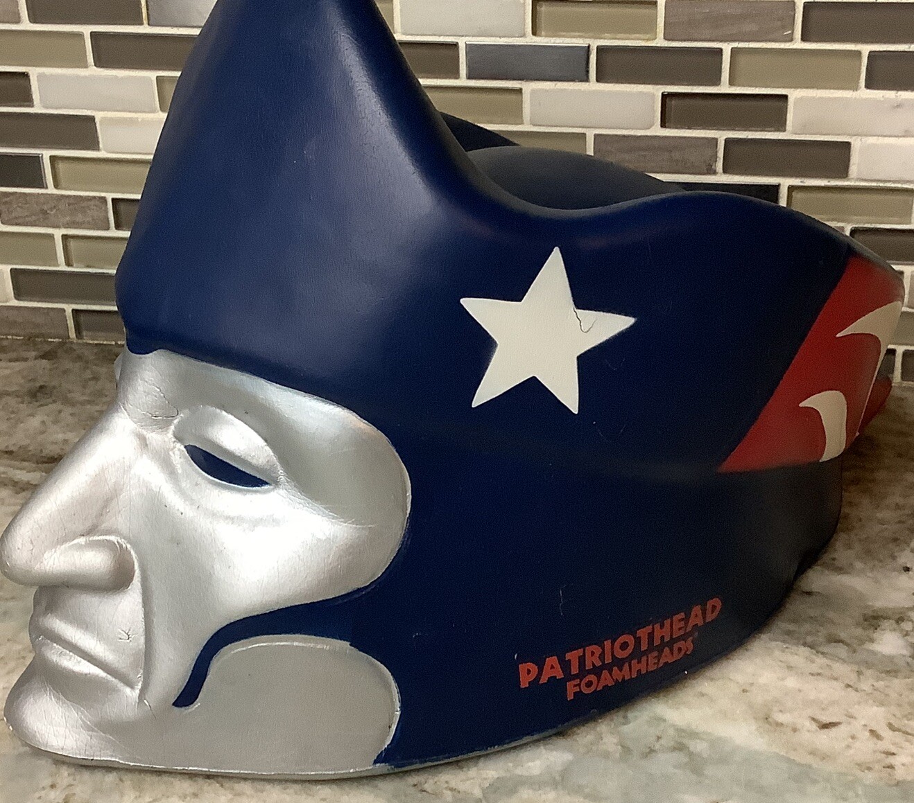 New England Patriots NFL Foamhead 3D Man Cave Game Day Hat eBay