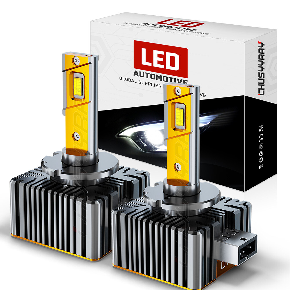 Lampadine LED SANHE D1S/D1R – 100W 22000LM, Sostituzione Per Xenon HID, 6500K Bianco Freddo – Confezione Da 2, Plug And Play