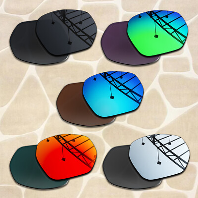 Anti-Scratch Polarized Replacement Lenses for Oakley Plazma OO9019 Sunglasses