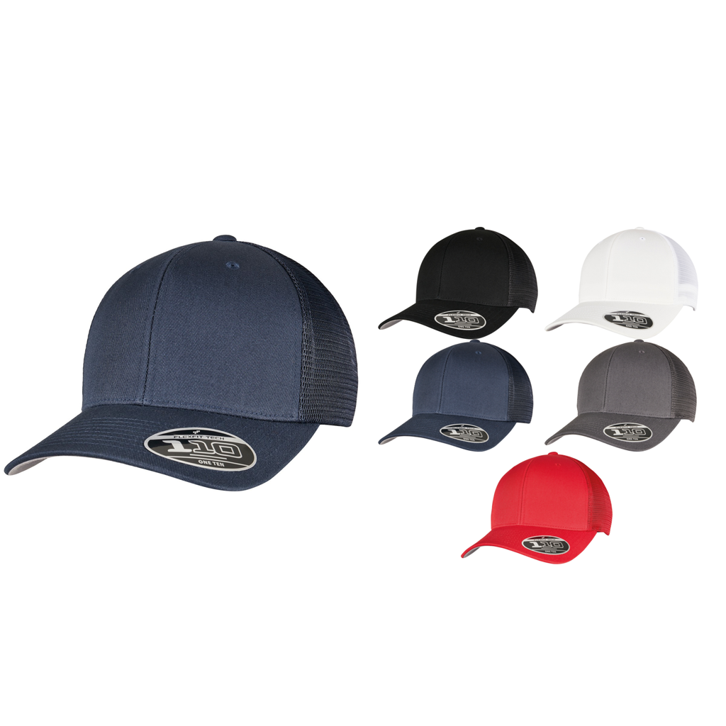 Flexfit by Yupoong 110 Mesh Cap 110M Unisex Curved Peak Snapback
