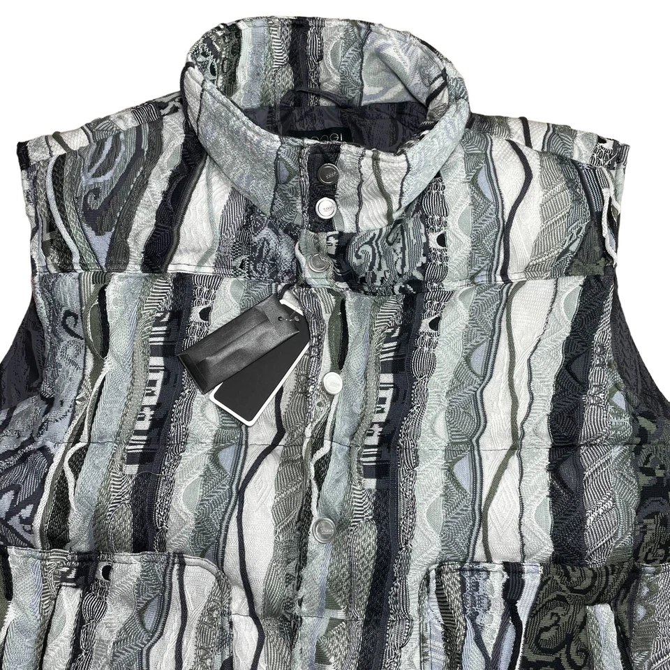 NOTORIOUS BIG COOGI Australia Sweater Down Vest Authentic C65600XX MEN 2XL - Image 2 of 4