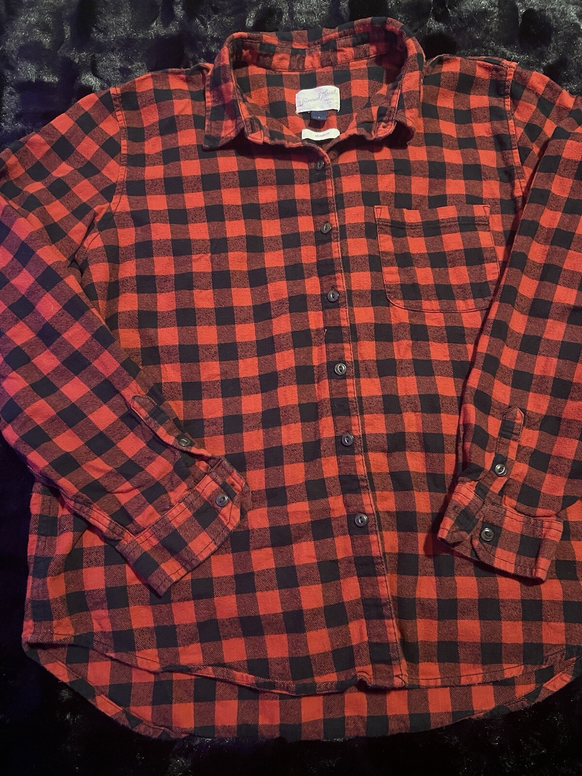 Universal Thread relaxed fit button down flannel … - image 3