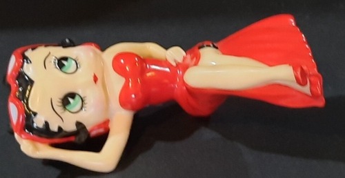 FRANKLIN MINT BETTY BOOP IN CAR BOPPED IN GLAMOUR SALT & PEPPER SHAKERS RARE - Picture 2 of 9