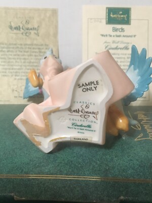 WDCC Disney Cinderella Birds Tie A Sash Around It Sculpture