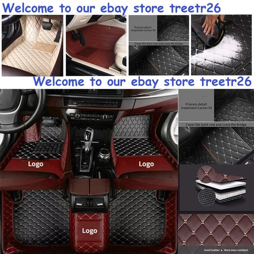 Fit For Toyota Corolla Car Floor Mats Luxury Custom Waterproof Auto Carpets Pads - Picture 17 of 37