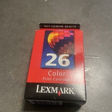 Lexmark 26 Color Ink Printer Cartridge Brand New and Sealed