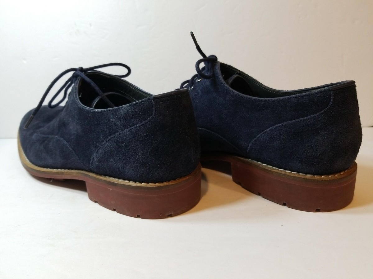 BRAND NEW Mens Ted Baker Tichd 2 Oxford Shoes Blue Suede Size 8.5 MSRP $198 Ted Baker Blue Suede Casual Shoes for Men for sale | eBay main image 4
