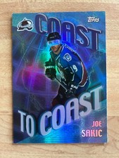 2002-03 Topps Coast to Coast Insert #CC9 Joe Sakic Colorado Avalanche NrMt