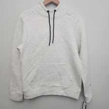 RBX Recovery Day Hoodie Mens Size Small Stone Heather Ribbed Pockets