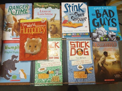 Stick Ranger Book Lot of 9 Chapter Books Stick dog I Survived Humphrey Ranger Time magic ...
