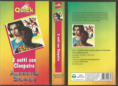 Alberto Sordi: 2 Nächte mit Kleopatra / Regie Mario Mattoli / VHS