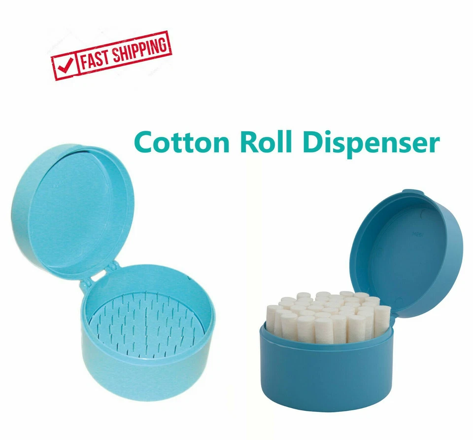 500 pcs Dental COTTON ROLLS #2 MEDIUM - US SELLER  Cotton Roll Dispenser - Image 4 of 4