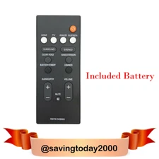 FSR78 ZV28960 Replaced Remote For Yamaha Sound Bar--Included Free Battery