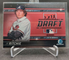 2022 Bowman Chrome Draft Night #BDN-6 JR Ritchie Atlanta Braves baseball card