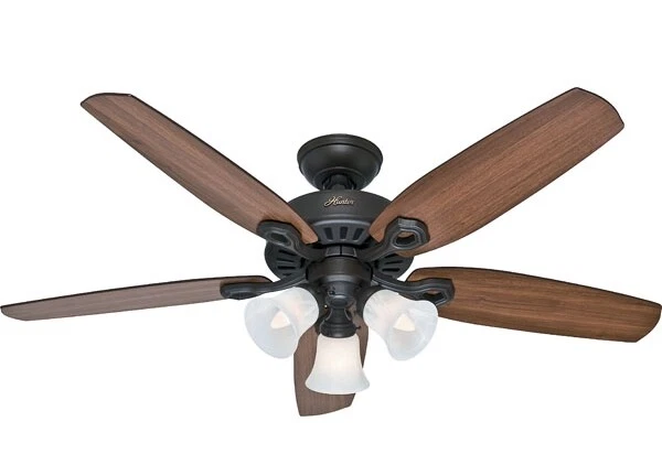 Hunter Builder Plus 52" Ceiling Fan w/Light Kit FOR 220 VOLT OVERSEAS ONLY - Image 3 of 3