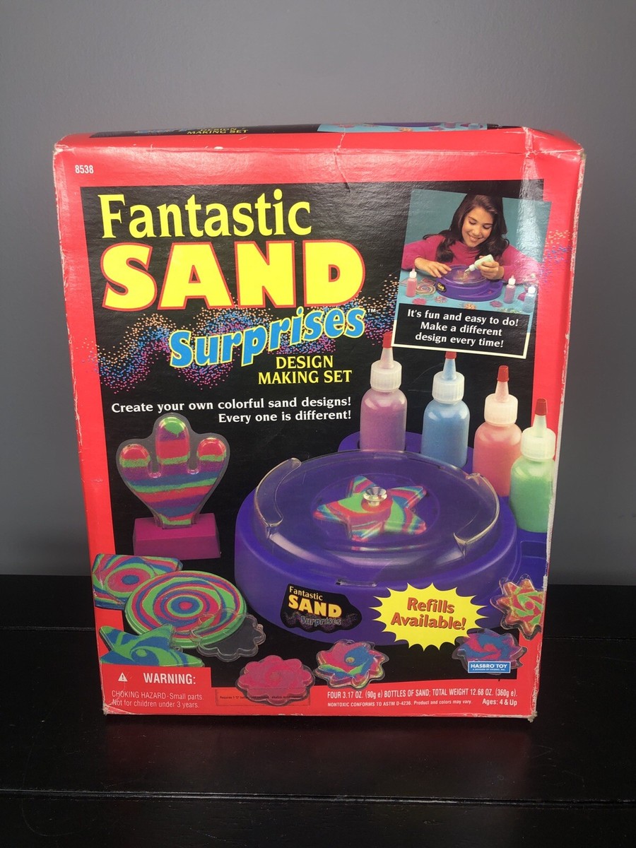 Toys⭐︎ Hasbro Toy Fantastic Sand Surprises Design Making Set Vintage 1994
