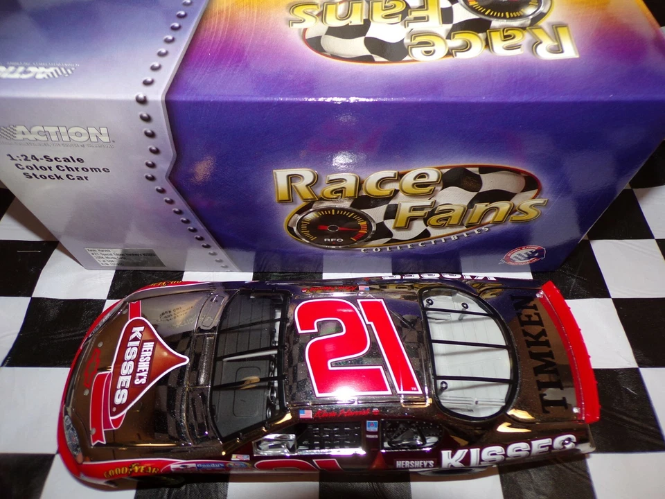 Kevin Harvick #21 Edizione Speciale Hershey's Baci 2004 1:24 Gara Tifosi 105910 - Immagine 3 di 4