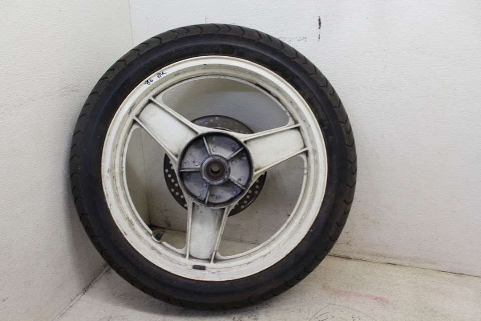 Honda Interceptor 750 1986 OEM rueda trasera llanta trasera con rotor de freno de neumático w14 Foto 2 de 4